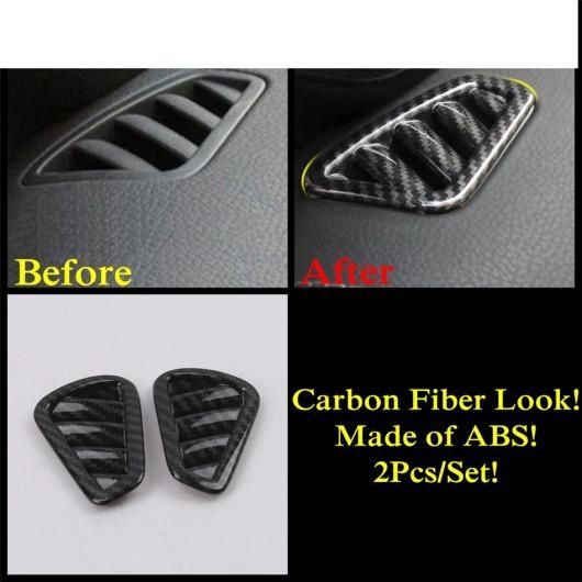AL カーボンファイバー ABS アクセサリー 適用: メルセデス・ベンツ CLA 200 C118 W118 2020-2022 エア AC 吹き出し口 リア トランク タイプG AL-PP-1241