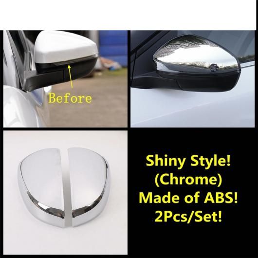 バックミラー ミラー 保護 キャップ カバー トリム ABS クローム/カーボンファイバー エクステリア アクセサリー 適用: シトロエン/CITROEN C5 エアクロス 2018-2022 鏡面シルバー AL-PP-1289 ALの通販は 9,416円