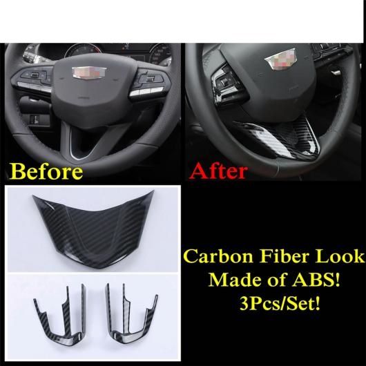 ウインドウ リフト ボタン/エア AC 吹き出し口/ステアリング ホイール フレーム カーボン調 カバー トリム 適用: キャデラック/CADILLAC CT4 2020-2022 タイプB AL-PP-1363 ALの通販は 10,440円