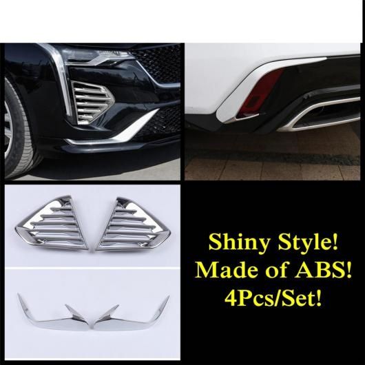 フロント/リア バンパー フォグライト ランプ フレーム/アイリッド アイブロー ストリップ カバー トリム ABS エクステリア キット 適用: キャデラック/CADILLAC CT4 2020 2021 2022 タイプC AL-PP-1367 ALの通販は