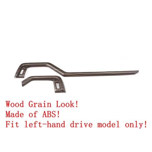 ABS カーボンファイバー/木目調 助手席 センター コントロール ダッシュボード インストルメント ストリップ カバー 適用: トヨタ RAV4 RAV 4 XA50 2019-2021 左ハンドル車 B AL-PP-1509 AL