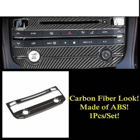 ABS カーボン調 インテリア ヘッド ライト ランプ ボタン/ステアリング ホイール フレーム カバー トリム アクセサリー 適用: ジャガー/JAGUAR XF XE 2016-2019 タイプI AL-PP-1520 ALの通販は