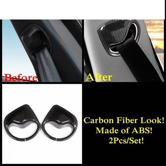 ABS カーボン調 インテリア ヘッド ライト ランプ ボタン/ステアリング ホイール フレーム カバー トリム アクセサリー 適用: ジャガー/JAGUAR XF XE 2016-2019 タイプB AL-PP-1520 ALの通販は