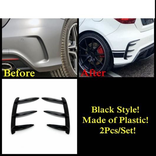 リア バンパー スポイラー 通気口 カバー トリム 適用: メルセデス・ベンツ A クラス W176 A200 ハッチバック 2014-2018 ブラック プラスチック アクセサリー ブラック A AL-PP-1536 ALの通販は