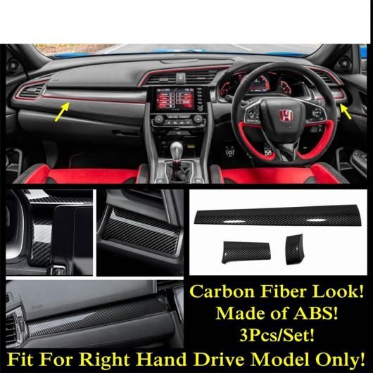 ウインドウ リフト パネル ダッシュボード エア AC 吹き出し口 カバー トリム カーボン調 アクセサリー 適用: ホンダ シビック 10世代 FCの通販は