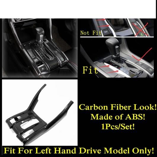 カーボンファイバー インテリア カップホルダー ダッシュボード AC エア ピラー A スピーカー カバー キット トリム アクセサリー 適用: ホンダ シビック 2016-2020 タイプI AL-PP-1668 AL