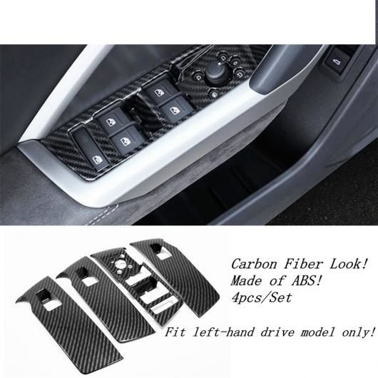 ABS カーボンファイバー インテリア キット ピラー A スピーカー ギア ボックス カップホルダー ドア ハンドル ボウル カバー トリム 適用: アウディ/AUDI Q3 2019-2022 タイプB AL-PP-1733 ALの通販は