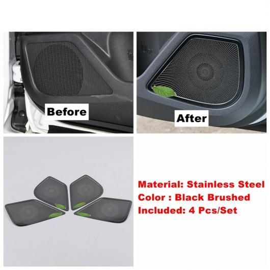 ブラック模様 リフト ボタン/ドア スピーカー/エア AC/ダッシュボード ストリップ/グローブ ボックス カバー トリム 適用: 日産 アルティマ/ティアナ 2019-2022 ドア スピーカー AL-PP-1753 AL