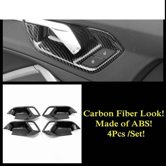 適用: アウディ/AUDI Q3 2019-2022 エア AC カップホルダー ハンドル ボウル ギア パネル リフト カバー トリム カーボンファイバー インテリア アクセサリー タイプE AL-PP-1896 AL
