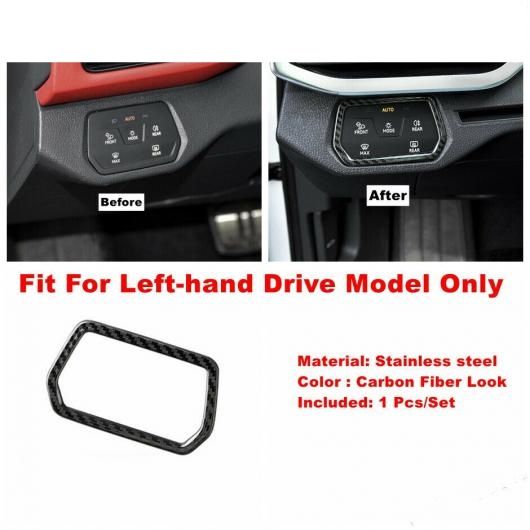 カーボン調 インテリア キット エア AC/ヘッド ライト スイッチ/カップホルダー パネル カバー トリム 適用: VW ID.4 ID4 2021 2022 タイプA AL-PP-1946 AL