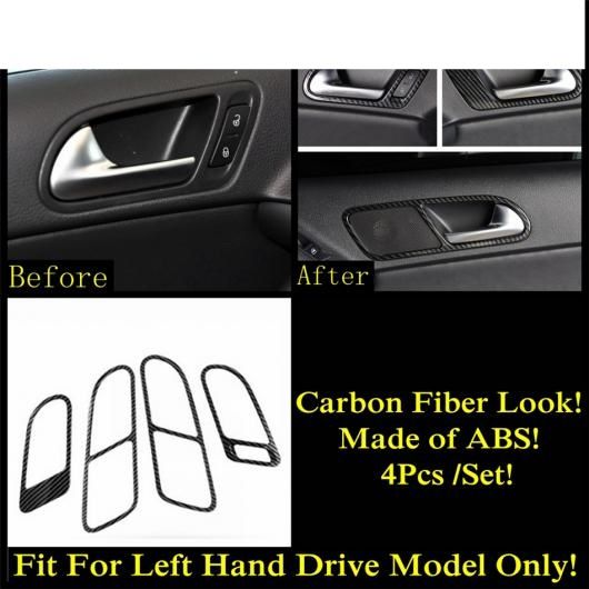 カーボンファイバー アクセサリー 適用: フォルクスワーゲン/VOLKSWAGEN VW ティグアン MK1 2008-2015 センター ストレージ ボックス パネル エア AC 吹き出し口 ハンドル ボウル カバー タイプE AL-PP-1985 ALの通販は内装
