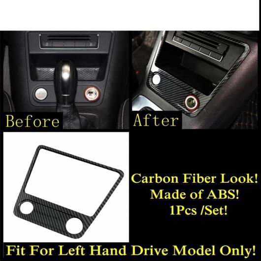 カーボンファイバー アクセサリー 適用: フォルクスワーゲン/VOLKSWAGEN VW ティグアン MK1 2008-2015 センター ストレージ ボックス パネル エア AC 吹き出し口 ハンドル ボウル カバー タイプH AL-PP-1985 ALの通販は
