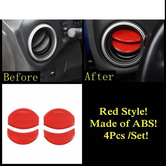 レッド アクセサリー 適用: スバル BRZ/トヨタ GT86 2013-2021 アームレスト ドア ストリップ ハンドル ボウル AC エア ホイール ギア シフター パネル カバー トリム タイプB AL-PP-1987 ALの通販は