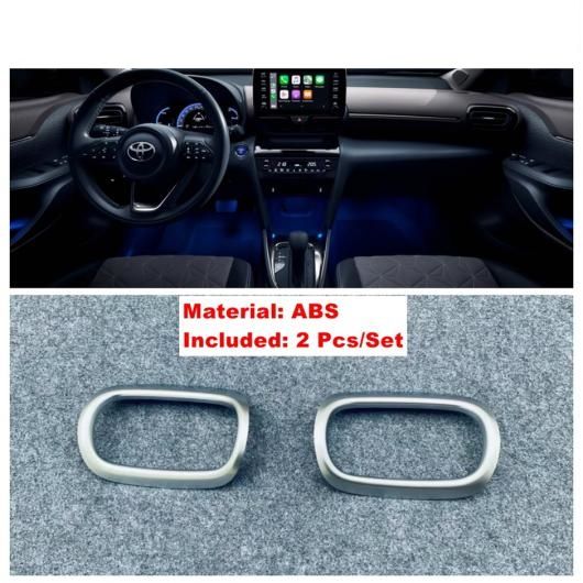 ステアリング ホイール ボタン フレーム/ダッシュボード エア コンディション AC ベント カバー トリム 適用: トヨタ ヤリス ヴィッツ クロス 2020-2022 アクセサリー タイプB AL-PP-2036 ALの通販は