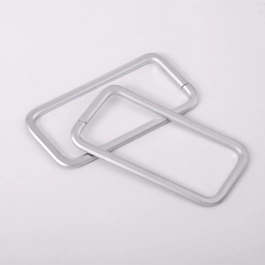 2ピース ABS クローム カーシート ベルト 装飾 フレーム カバー トリム 適用: ランド ローバー/ROVER ディスカバリー 4 LR4 2010-16 適用: レンジ ローバー/ROVER スポーツ 2009-2013 シルバー AL-PP-2234 ALの通販は