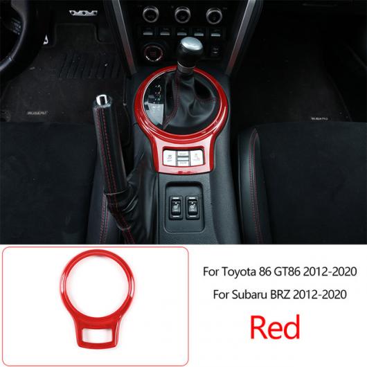 ABS スポーツ レッド インテリア ステッカー 適用: トヨタ 86/スバル BRZ 2012-2020 オート ギアシフト パネル ドア ハンドル リード ライト カバー トリム 1 AL-PP-2635 ALの通販は