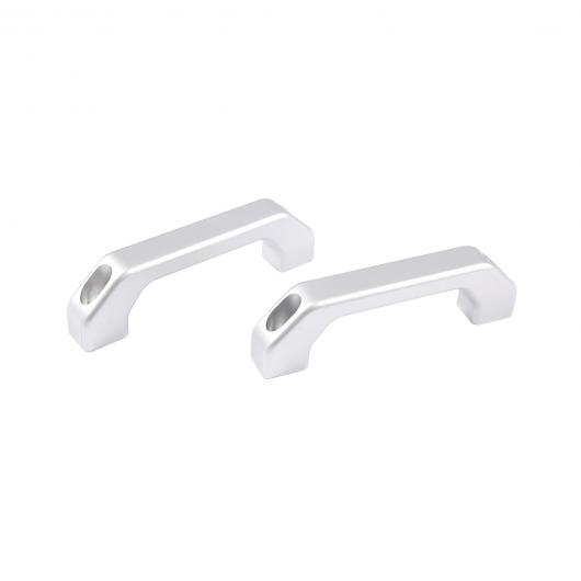 2ピース アルミニウム 合金 A ピラー ルーフ グリップ ハンドル トリム アクセサリー 適用: トヨタ FJ クルーザー 2007-2021 オート ハンドル パーツ シルバー AL-PP-2798 AL