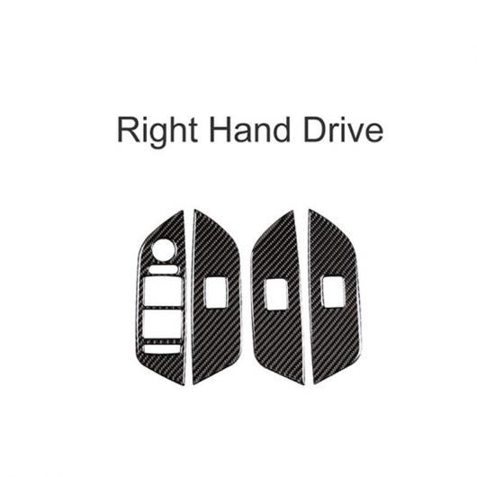 適用: BMW X1 E84 2011-2015 右ハンドル用 左ハンドル用 カーボンファイバー ウインドウ リフト ボタン フレーム トリム 両方 右 左ハンドル車 4ピース 右ハンドル用 AL-PP-3059 ALの通販は