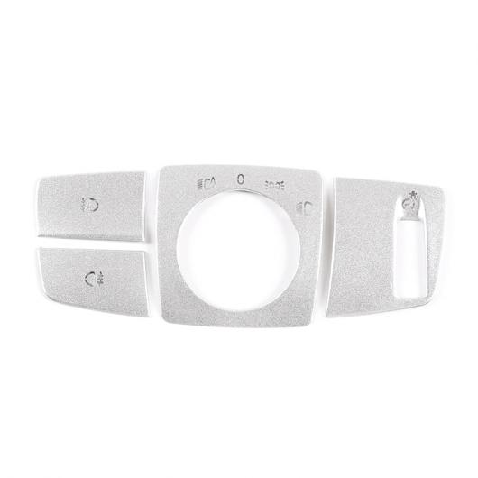 ヘッドライト スイッチ ボタン 装飾 ステッカー 適用: BMW 1 2 3 4シリーズ GT X5 X6 F20 F30 F22 F15 F16 シルバー AL-PP-3318 ALの通販は