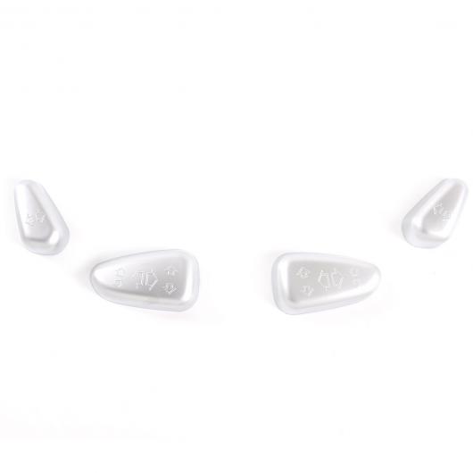 ABS クローム オート インテリア シート アジャスター 調整 スイッチ ノブ ボタン コントロール カバー トリム 適用: BMW X3 E83 2006-20の通販は