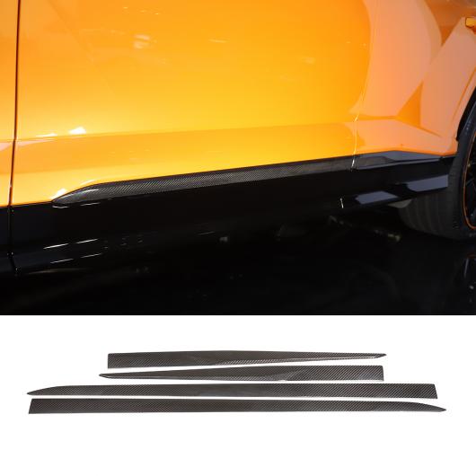 適用: ランボルギーニ/LAMBORGHINI ウルス リアル カーボンファイバー センター コンソール 通気口 シートスイッチ パネル フレーム カバー インテリア トリム ステッカー キット 4 AL-PP-3518 ALの通販は