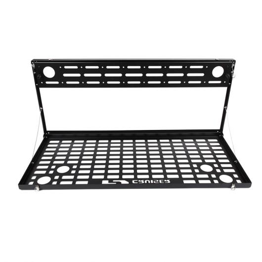 金属 テールゲート テーブル リア ドア カーゴ ラゲッジ キャリア 折り畳み式 シェルフ ストレージ ラック 適用: トヨタ FJ クルーザー 2007-2021 オート アクセサリー ブラック AL-PP-3549 AL