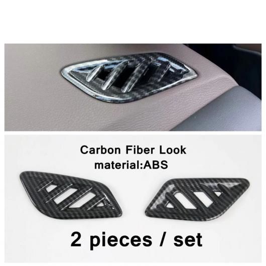 AL ステアリング ホイール/AC 通気口 フレーム カバー トリム ABS 適用: 日産 キャシュカイ J12 2022 2023 カーボン調 アクセサリー タイプ3 AL-PP-3955