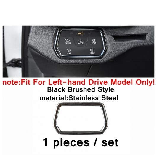 AL ブラック模様 カップホルダー フレーム AC カバー トリム 適用: VW フォルクスワーゲン/VOLKSWAGEN ID.4 ID4 2021 2022 インテリア 装飾 タイプ1 AL-PP-4125の通販は