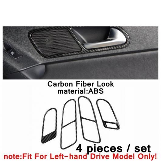 カーボンファイバー インテリア キット 適用: フォルクスワーゲン/VOLKSWAGEN VW ティグアン MK1 2008-2015 ヘッド ライト ランプ スイッチ ボタン/AC 吹き出し口 カバー トリム ABS タイプ5 AL-PP-4154 AL