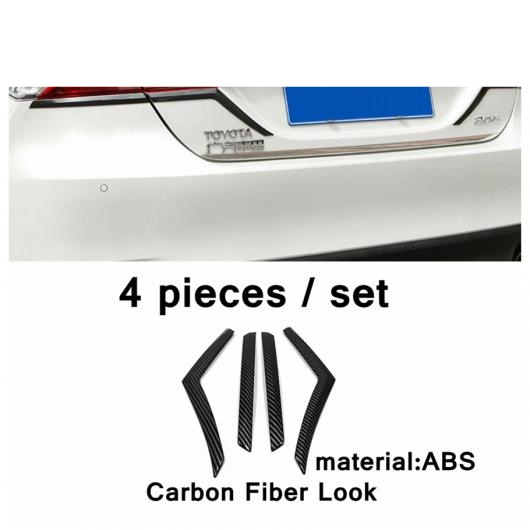ABS エクステリア キット 適用: トヨタ カムリ XV70 2018-2020 リア テール ライト ランプ カバー トリム 装飾 ステッカー ブライト バー タイプB AL-PP-4281 AL