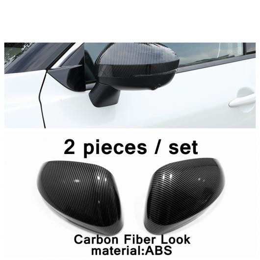 カーボンファイバー エクステリア キット 適用: 日産 キャシュカイ J12 2022 2023 サイド ドア ハンドル カバー トリム バックミラー ミラー ガーニッシュ キャップ タイプ4 AL-PP-4399 ALの通販は