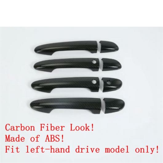 アウトサイド ドア プル ドアノブ ハンドル キャップ カバー トリム ABS 適用: MAZDA6 2019-2021 クローム/カーボン調 エクステリア アクセサリー タイプB AL-PP-4476 ALの通販は