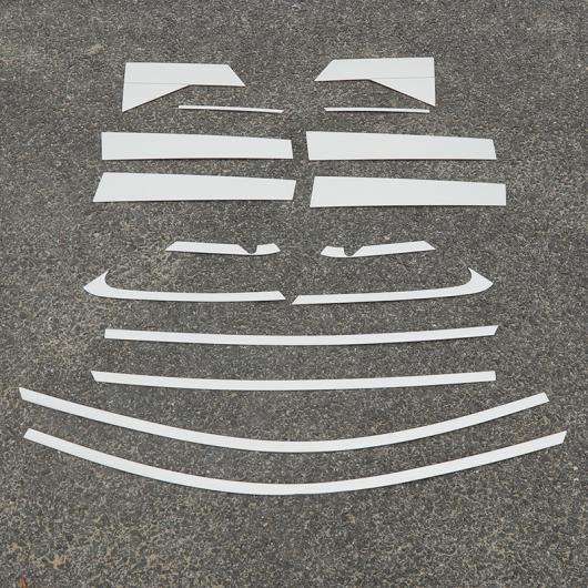 AL 適用: MG ZS 2017 ウインドウ トリム ブライト ステンレス スチール イン 列 装飾 ストリップ ステッカー 16ピース AL-PP-4533の通販は 78,260円