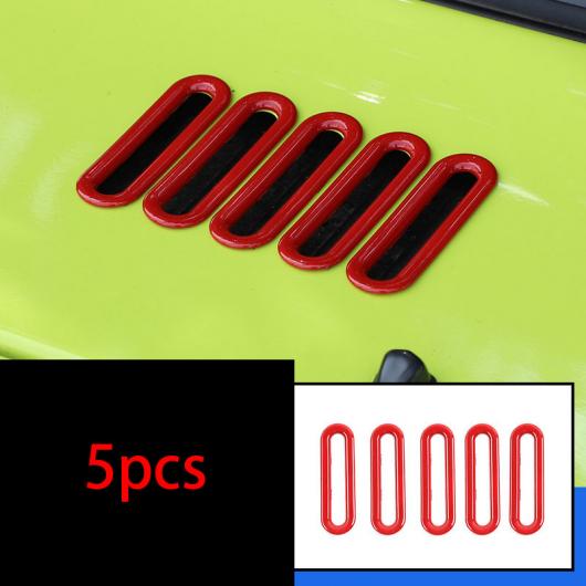 AL レッド 適用: スズキ ジムニー 2019-2020 JB64-JB74 ライト ヘッドランプ レッド エクステリア 装飾 タイプ8 AL-PP-4884