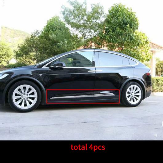 AL 適用: テスラ/TESLA モデル X 2016-2019 ボディ モールディング ドア トリム ストリップ 保護 装飾 タイプ1 AL-PP-5040