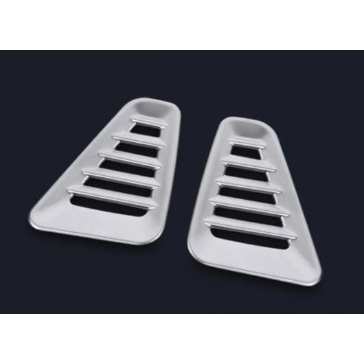 AL ABS 適用: 日産 ラニア 2015-2016 通気口 装飾 フレーム 装飾 ステッカー 2ピース AL-PP-5207