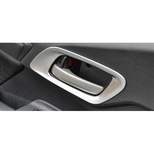 AL 4ピース ABS 適用: ホンダ フィット 2014-2017 インサイド ドア ハンドル フレーム ステッカー タイプ1 AL-PP-5234