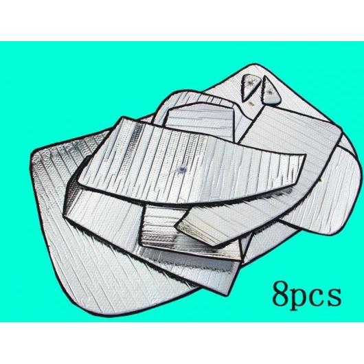 AL 8ピース 適用: MG GS 2015-2017 フロント シェード オール サン ブロック アルミニウム ホイル サン ブロック 8ピース AL-PP-5377の通販は 30,542円