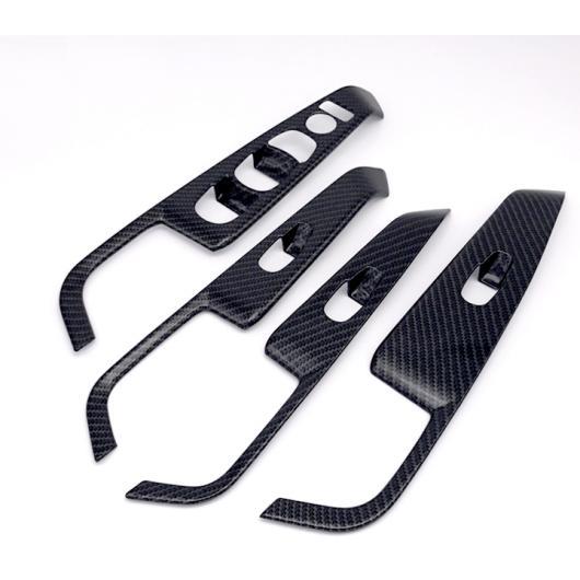 AL 4ピース 適用: 日産 キックス 2017 ウインドウ ガラス リフティング キー パネル フレーム ブラック AL-PP-5656