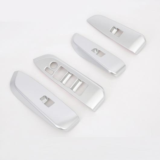 AL 4ピース 適用: トヨタ ハイランダー 2015-2018 ウインドウ コントロール パネル 装飾 カバー ストリップ タイプ1 AL-PP-6164の通販は