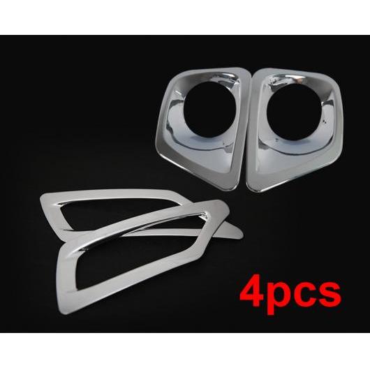 AL 適用: トヨタ RAV4 2013-2015 フロント リア フォグランプ シェード 装飾 フレーム 4ピース AL-PP-6227