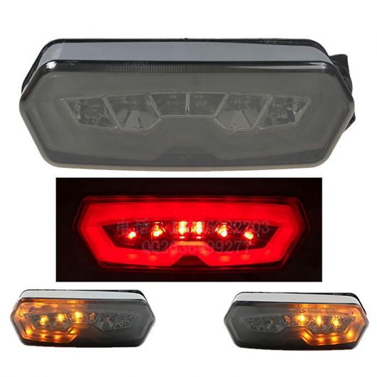 AL オートバイ ブレーキ ランプ ライト LED テールライト リア テール ウインカー ストップ シグナル 適用: ホンダ CBR650F CTX700 ブラック AL-PP-7156