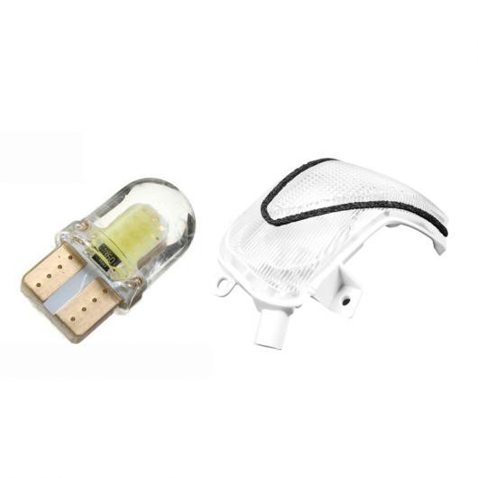 AL 10ピース LED T10 W5W COB SMD ライセンス ライト バルブ＆1ピース アウター バックミラー サイド ミラー ウインカー インジケーター タイプ1 AL-PP-8088