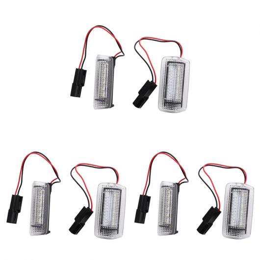 AL 6X ホワイト レッド LED ドア カーテシー ライト 適用: トヨタ ウィッシュ プリウス カムリ アルファード アイシス エスティマ レクサス タイプ1 AL-PP-8149