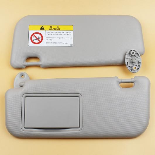 グレー サン バイザー ミラー スクリュー 適用: トヨタ カローラ 2014-2017 74320-02B21 74310-02K91 左 右 AL-QQ-2681 ALの通販は