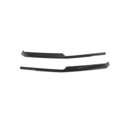 ABS フロント グリル トリム 装飾 カバー フレーム ステッカー 適用: シボレー/CHEVROLET カマロ 2017〜 エクステリア アクセサリー カーボンファイバー 2ピース AL-RR-2404 ALの通販は