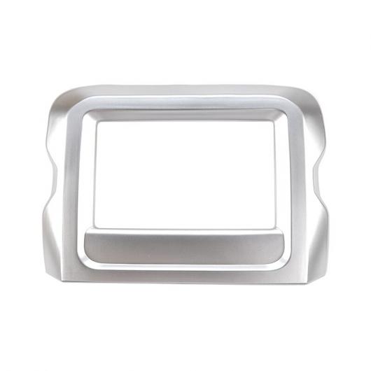 ABS GPS ナビゲーション 装飾 フレーム カバー ステッカー 適用: ジープ/JEEP ラングラー JL グラディエーター JT 2018 2019 2020 2021 アクセサリー 7インチ シルバー AL-RR-2430 ALの通販は