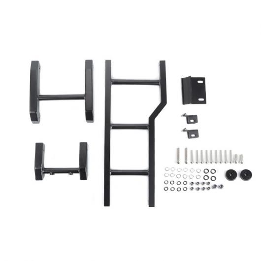 リア ドア ラダー 適用: スズキ ジムニー JB74 2019 2020 2021 2022 テールゲート ラダー 保護 フレーム エクステリア アクセサリー ブラック AL-RR-2599 AL