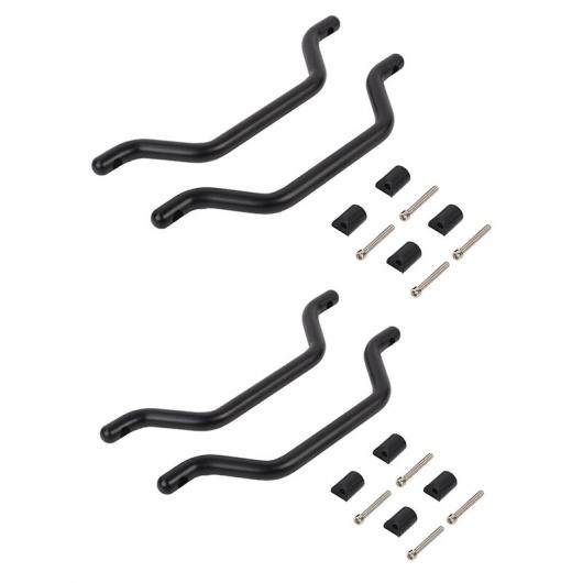 フロント リア トップ グリップ バー ハンドル キット 適用: フォード/FORD ブロンコ 2021 2022 インテリア 鉄 ブラック 2/4ドア アームレスト アクセサリー 4ピース 1セット AL-RR-2600 AL