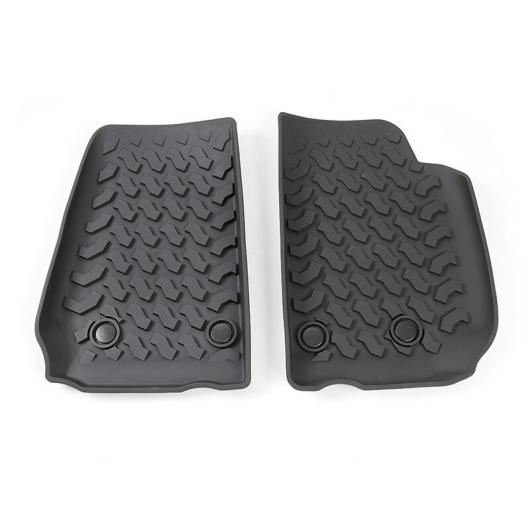 マット アンチスリップ ラバー リア 列 フロアマット パッド ライナー カーペット 適用: ジープ/JEEP ラングラー JK 2007-2017 2ドア フロント AL-RR-2774 AL